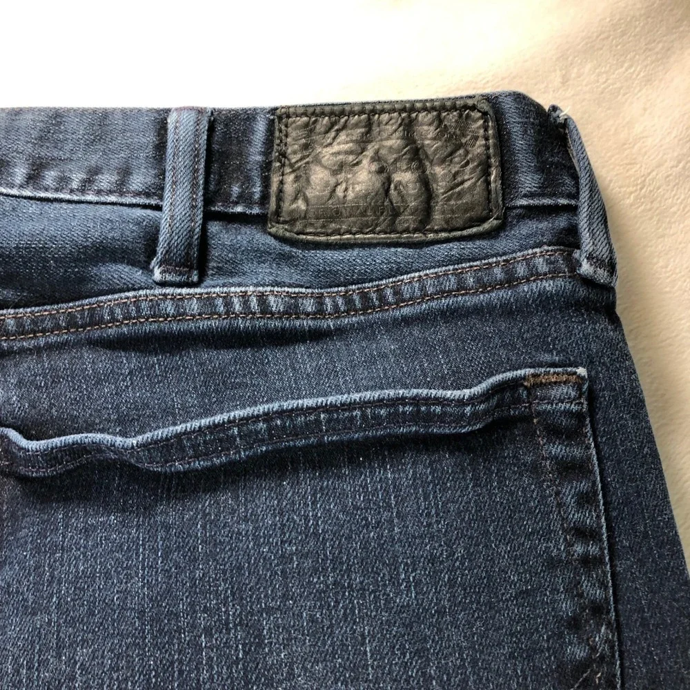 Polo Ralph Lauren Hampton Relaxed Straight Jeans Mens 40x32 Dark Blue Wash Denim